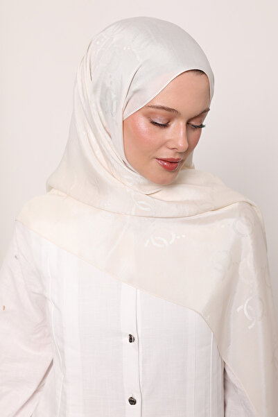 LuvenSara Oo Pattern Silk Jacquard Shawl