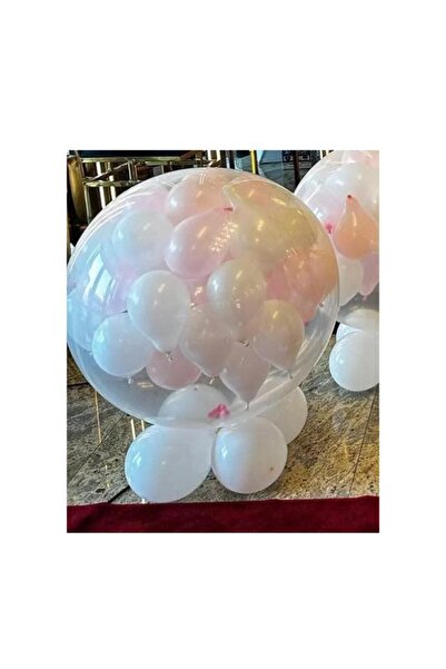 OEM Transparent Latex Balloons 100 cm, 10 pcs/bag
