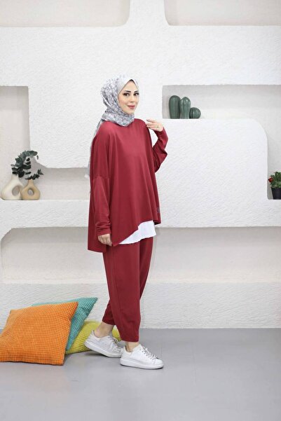 My City 5250 - 2 İplik O Oversized Comfortable-Stylish-Loose Women's Set