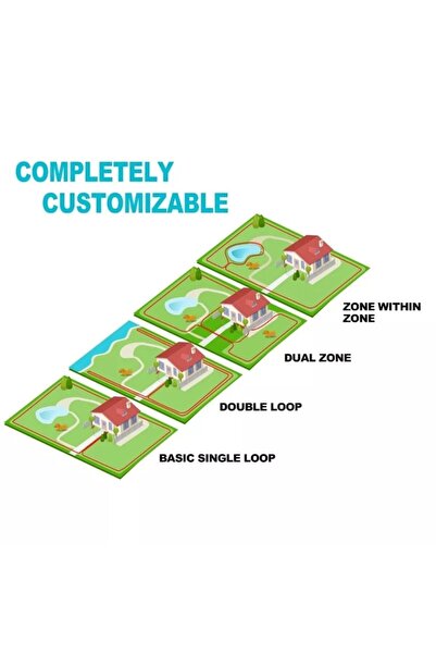 Etryon TP16 Invisible Electric Dog Fence Kit - Up to 5000 m², Rechargeable Waterproof Collar