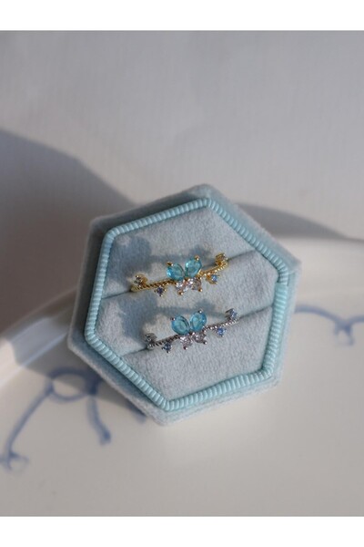 Reorah Collection Blue Pixie Ring