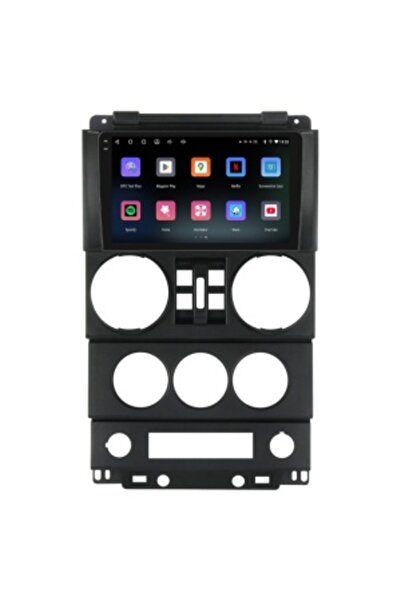 Piloton Dedicated Navigation for Jeep Wrangler Rubicon (2008-2010) - 9-inch, 4GB RAM, 64GB Storage