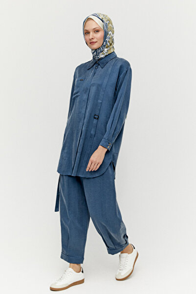 Setrms Düğmeli Pamuklu İkili Takım