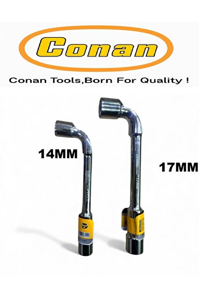 CONAN L-Shape Long Wrench Set, 2 Pieces: 14mm (10005766) & 17mm (10005767)