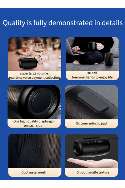 OEM Wireless Portable Bluetooth Party Speaker with Teen-Favorite Powerful Sound