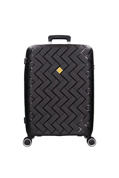 Benzi Large trolley BZ 5806, polypropylene, lock, 4 double wheels, 76 cm, black