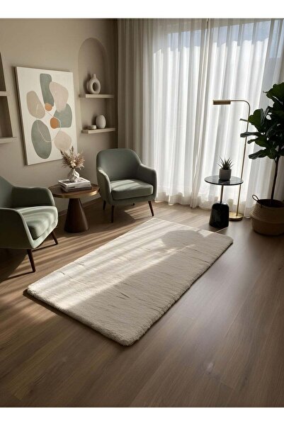 Rose'n Home TAVŞAN BEJ - Kaymaz Taban Tavşan Shaggy Yatak Odası Oturma Odası ...