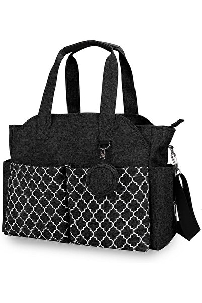 Lmbabter Diaper Bag Tote with Pacifier Case & Changing Station - Multi-Functi...