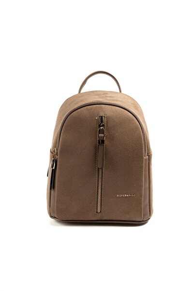 Silver Polo Silver & polo sp901 women's backpack suede mink