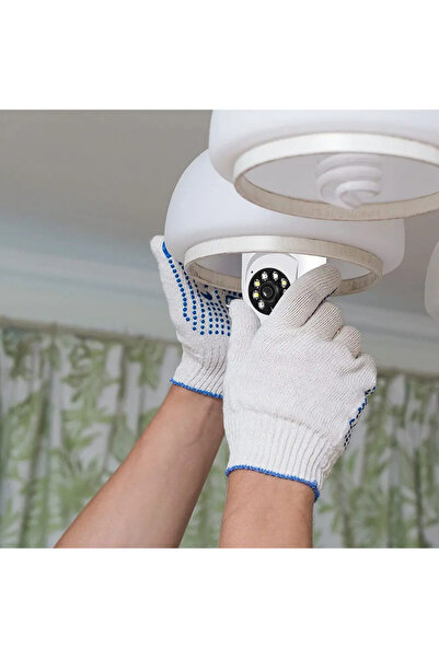 menody Harekete Duyarlı Ampul Kamera Gece Görüşlü Lamba Robot Kamera 4mm Lens Wifili Okam Pro Uygulama