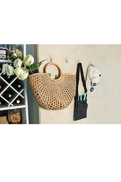 OEM 10-Piece Transparent Strong Adhesive Bathroom Hooks