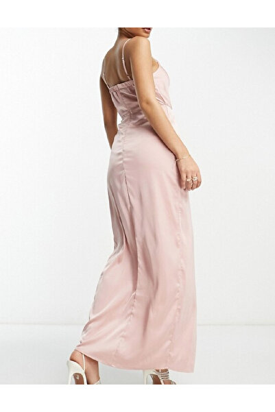 Evendi Long dress, Pink