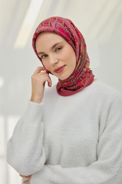 Silk Home Viscose Velora Scarf Rose Pink Four Seasons 90X90