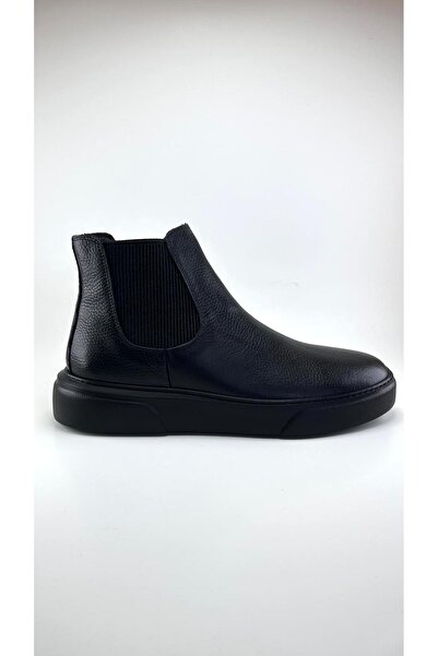 ALZA Premium Kalite Hakiki Deri Erkek Chelsea Kışlık Bot - Ultra Konfor EVA T...