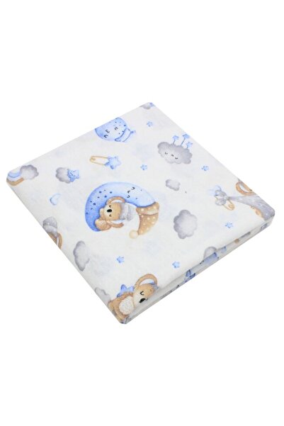 PRICHINDEL Pătură din flanel de bumbac, koala cu stea albastră, 80 x 100 cm