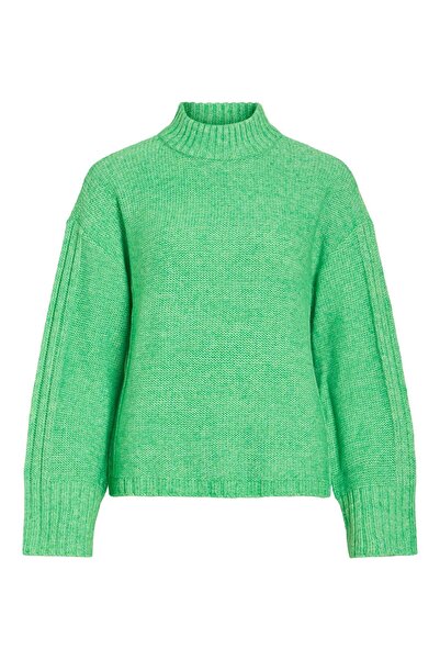 VILA Strickpullover VIBIBBI Stehkragen