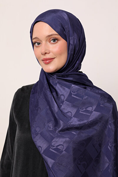 LuvenSara Ls Pattern Silk Jacquard Shawl
