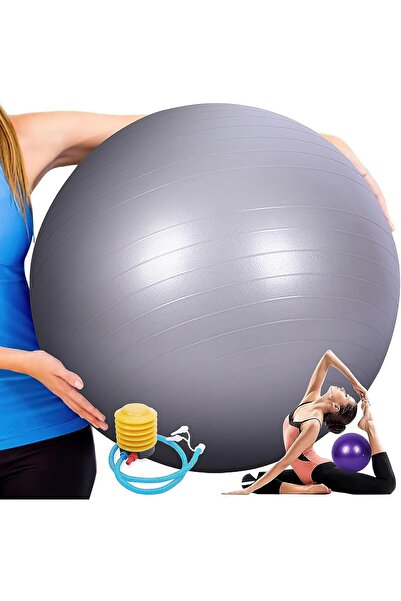 Generic Exercise Ball with Quick Foot Pump,Anti Burst and Slip Stability Bala...