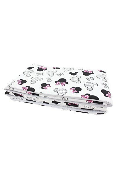 PRICHINDEL Set de 2 protecții de pat, Prichindel, Minnie, gri, 120x60cm
