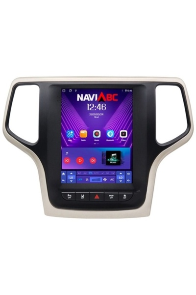 NAVI-ABC Navigație în stil Tesla pentru Jeep Grand Cherokee 2014-2017, 9,7 in...