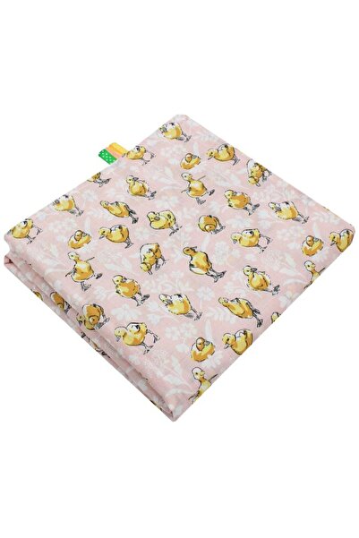 PRICHINDEL Pătură din muselină de bumbac, Ducks, 75 x 100 cm, multicoloră