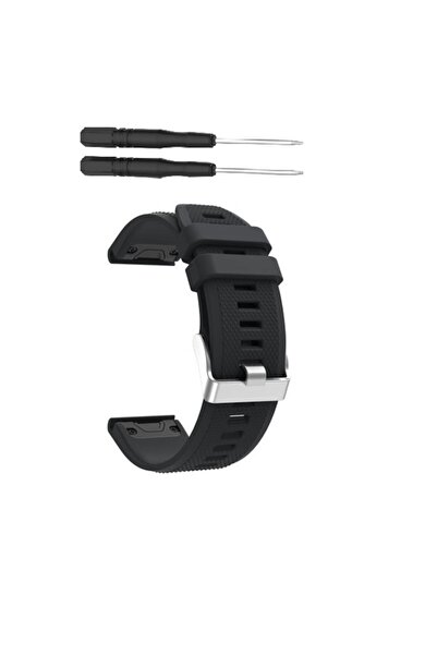 PHN MAG Quick Release Watch Strap for Garmin Fenix/Forerunner - 22 mm, Black, Screwdriver Included