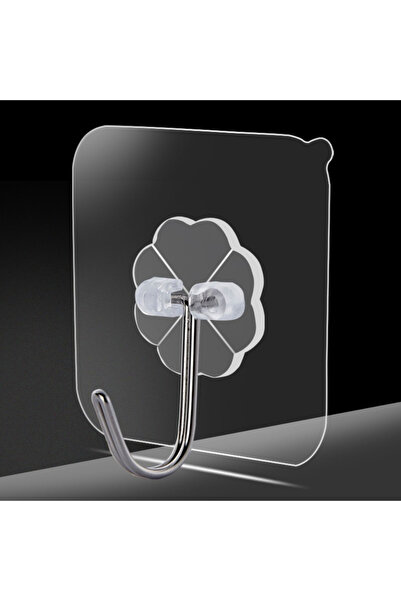 Sueva 24 Clear Adhesive Hooks for Home Organization by PROMERCO®