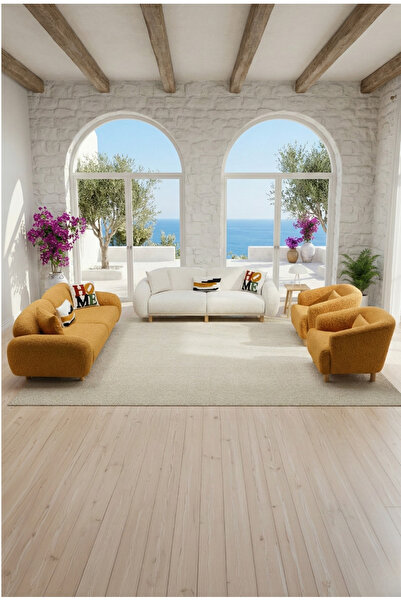 Rolivs Bonita 3+3+1+1 Koltuk Takımı/ Bukle Kumaş