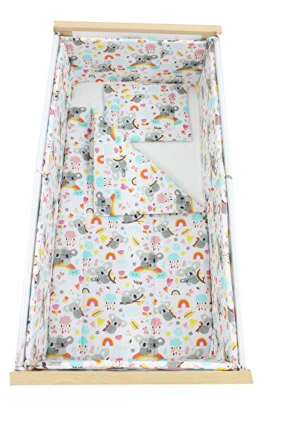 PRICHINDEL Set de lenjerie de pat 5 piese, Prichindel, Ursuleț Koala, 140x70 cm