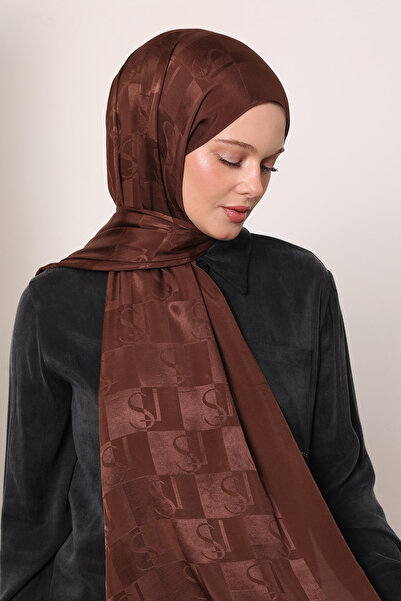 LuvenSara Ls Pattern Silk Jacquard Shawl