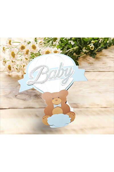 Aela.alc Invitații Botez tematica ursulet set 10buc