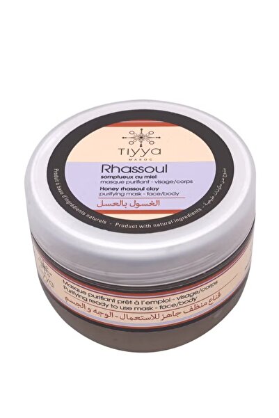 TIYYA Moroccan Rhassoul with Honey – Natural Skincare Clay Mask for Face & Body Purifying