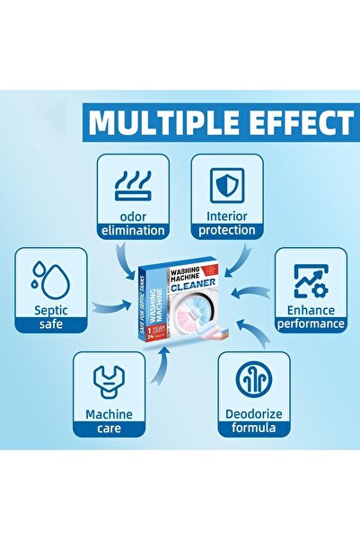 NALACAL Washing Machine Cleaner Tablets - (24-Pack)