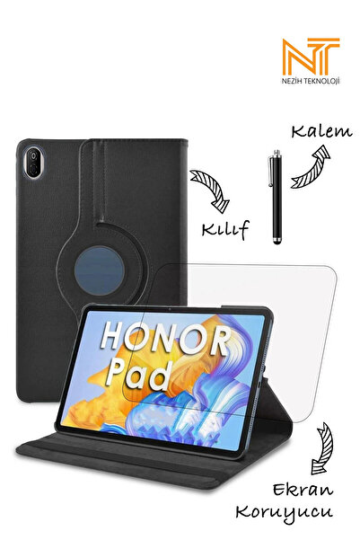 Nezih Case Huawei Honor Pad X7 8.7 Inch 360 Rotating Stand Case + Screen Protector + Stylus