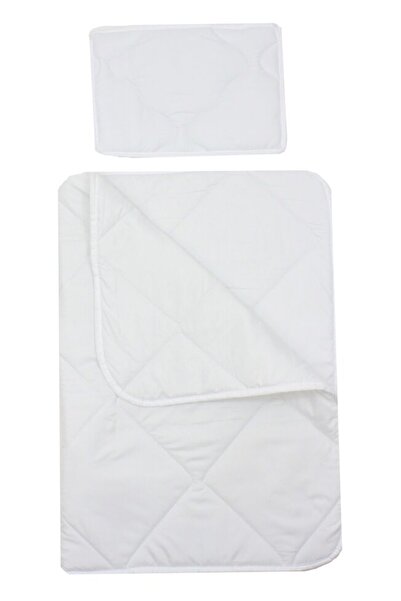PRICHINDEL Pillow and duvet set, quilted, anti-allergic, white, 120x60cm