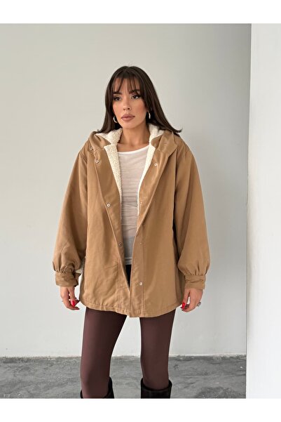 mydukkan.co Hooded Plush Coat