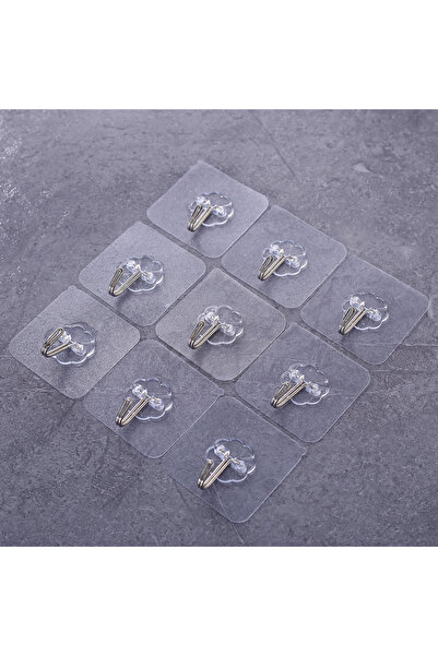 Sueva 24 Clear Adhesive Hooks for Home Organization by PROMERCO®