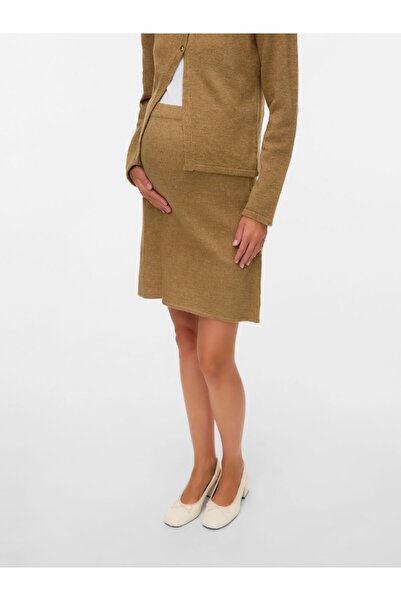 Mama Licious Strickrock Hohe Taille Kurzer Rock