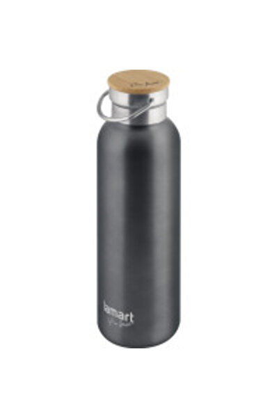 LAMART Stainless steel thermos bottle with screw cap, 500 ml, anthracite gray