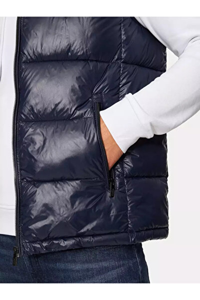 Karl Lagerfeld Blue Sleeveless Jacket