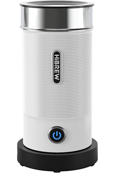 HIBREW جهاز خفق الحليب - أوتوماتيكي، ساخن وبارد، أبيض