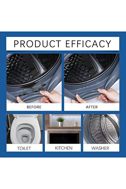 NALACAL Mold Stain Remover Gel Cleaner, Heavy Duty for Washing Machine Seals,...