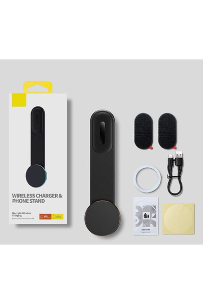 Arabest Upgraded Magnetic Wireless Car Charger, with 360° Adjustable Arm, Relocatable Cell Phone Holder