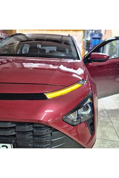 Carmind Hyundai Bayon Daytime Running Light Sticker Set Orange 2021-2024