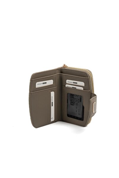 Silver Polo Silver & Polo Sp874 Women's Wallet & Card Holder Monogram Y.Green