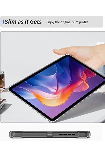 UnDePlus Xiaomi Redmi Pad 2 11Inch 2025 Case Shockproof Transparent Cover