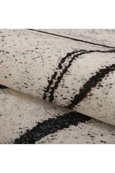 Generic Leesentec Soft Modern Short Pile Non-Slip Abstract Area Rug (Beige, 200 x 300 cm)