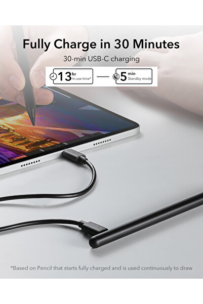 ESR Apple iPad Compatible Palm Rejection Touch Pen Black