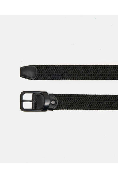 REDTAG حزام مطاطي أسود للرجال