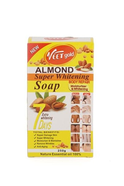 Veet Gold صابون فيت جولد باللوز لتفتيح البشرة، مرطب ومبيض 250 غرام